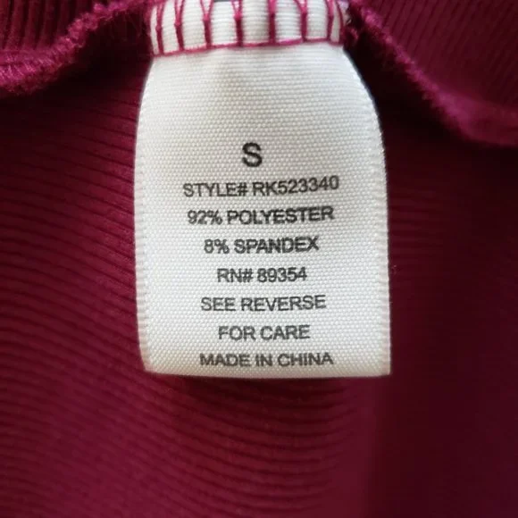 Ultra Flirt Maroon Bodycon Dress - Picture 8 of 9